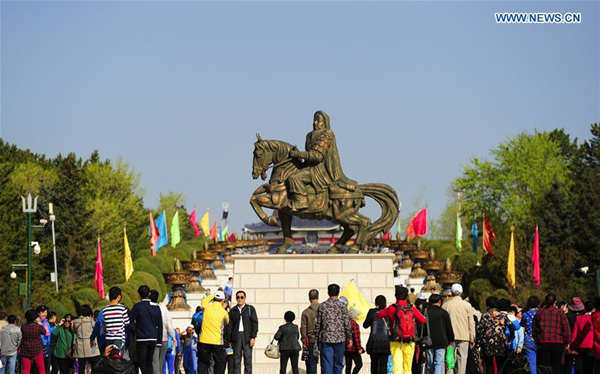 Sacrificial ceremony for Genghis Khan held in North China