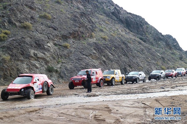 Off-road racing rally in Inner Mongolia