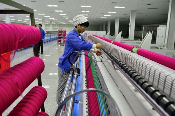 High-tech cashmere products exported overseas