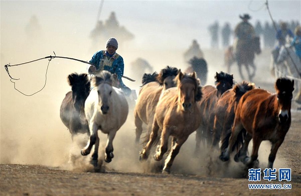 Mongol culture spotlighted at Winter Nadam