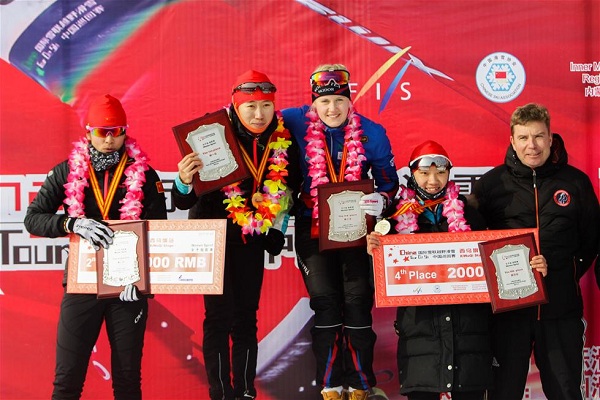 China’s female team triumphs in cross-country skiing