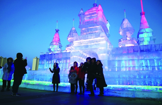 Ice and snow festival in Ulanqab