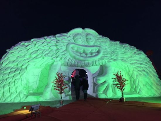 Ice and snow festival in Ulanqab