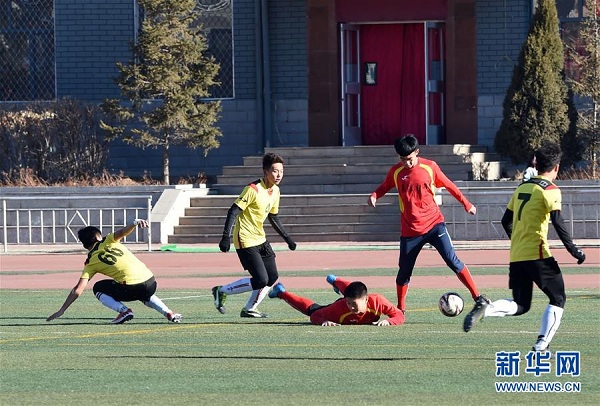 Inner Mongolia strengthens school soccer training