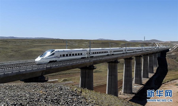 Hohhot-Zhangjiakou high-speed railway tests underway