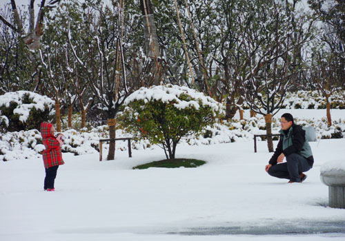 Snow scene in Nantong