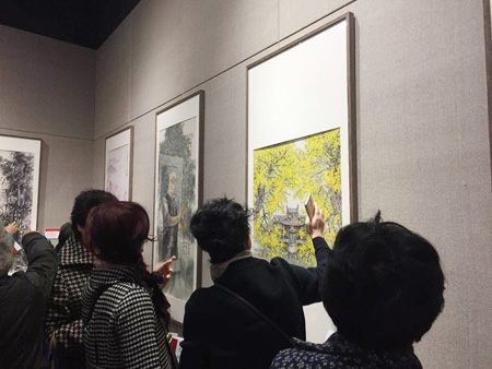 Taihu-styled painting exhibition shows the beauty of Wuxi