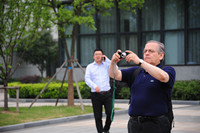 Foreign journalists in Zhangjiagang