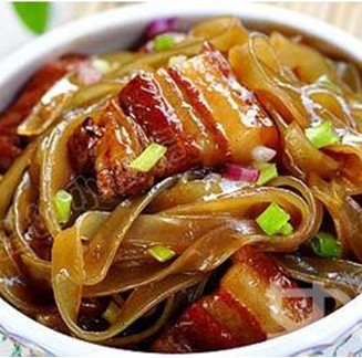 Braised pork with vermicelli