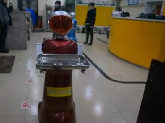 NE China’s robot waiter