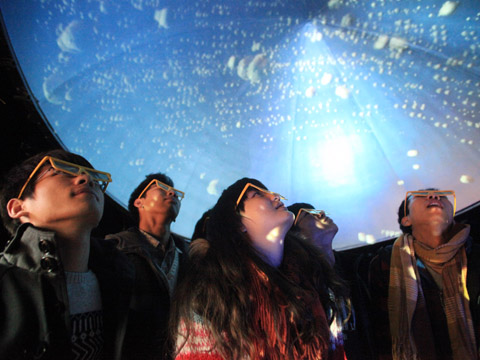 Spherical-screen movie experience at CNEA Expo