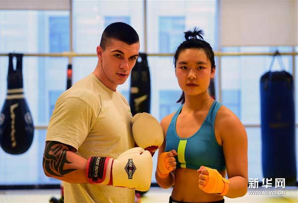NE China female boxer preparing for her game