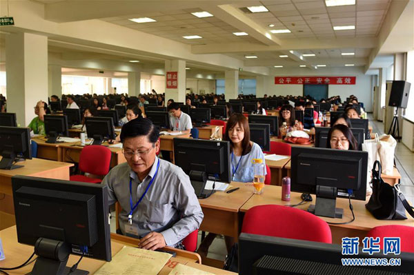 Teachers working hard to ensure accurate 'Gaokao' results