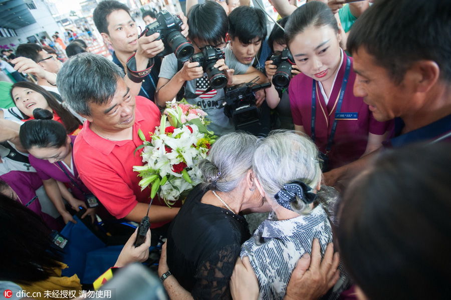 Tears of joy as woman abducted 73 years ago meets her sister