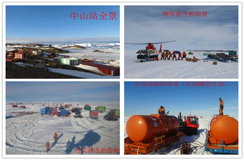 Four Antarctic science investigators from Jilin University set off to Kunlun Station