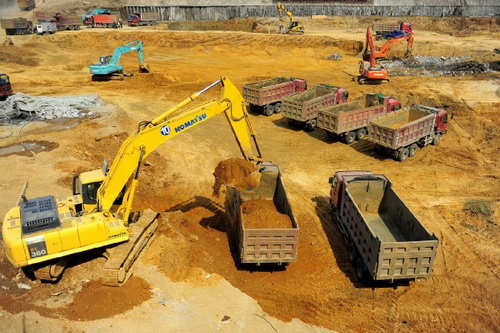 Wanda Plaza completes foundation construction