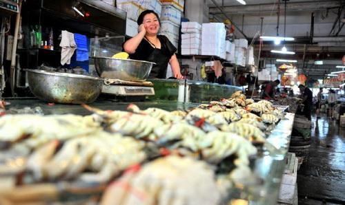 Crab season arrives in Dandong