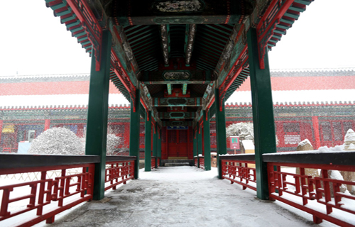 Snow comes to Shenyang Imperial Palace
