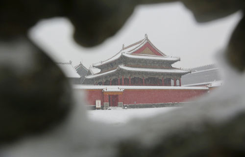 Snow comes to Shenyang Imperial Palace