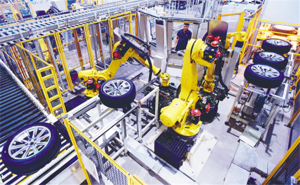 Robots improve efficiency at Shenyang company