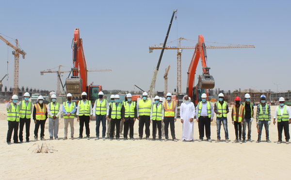 Saudi Arabian hotel and apartment project starts construction