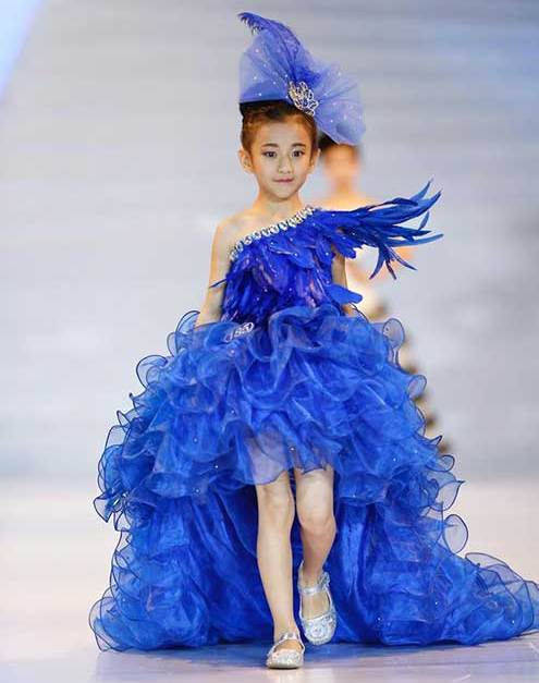 Children take part in fashion week