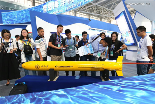 China Int'l Ocean Science & Technology Exhibition kicks off in Qingdao