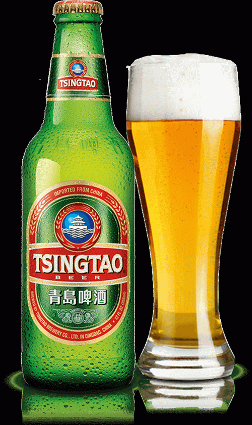 TSINGTAO CHINESE BEER Green scarf 2017 Year of the Chicken 