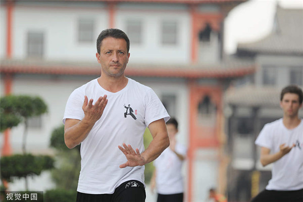 Latvian's tai chi dream takes him to China