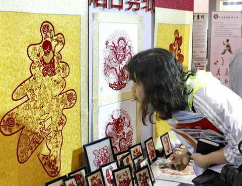 Cultural heritage expo opens in Shandong
