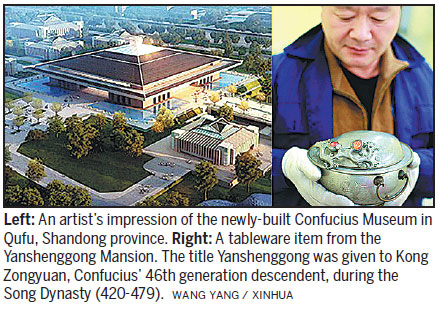 Confucius Museum to be opened in Shandong