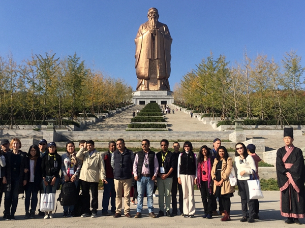 Foreign reports visit Nishan Holy Land