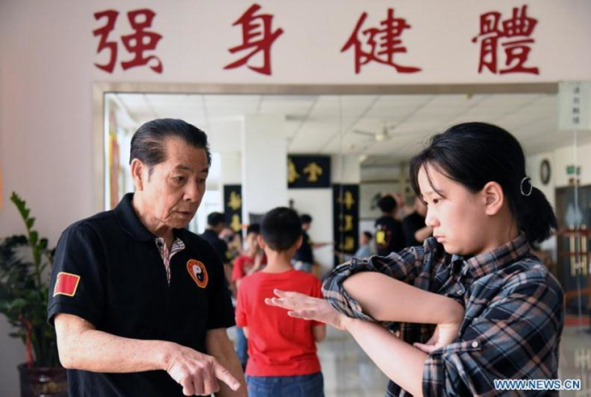 74-year-old man's passion in Yong Chun martial arts