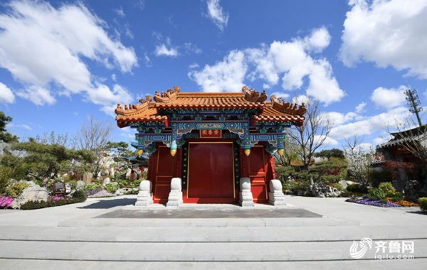 A view of Shandong Garden at Beijing horticultural expo