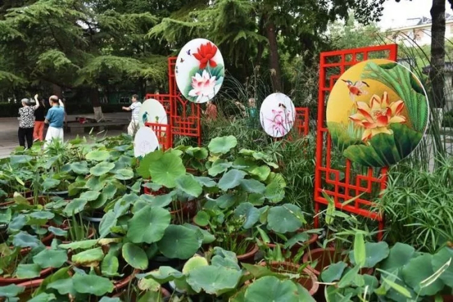Annual lotus blossom art festival underway until Aug 14