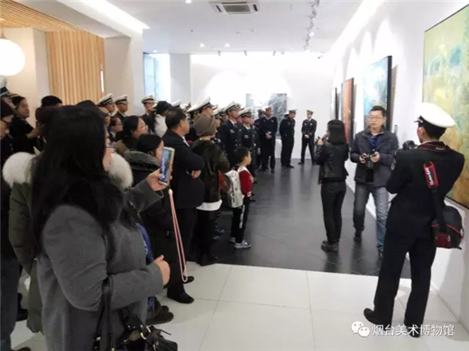 Painting exhibition of naval battles fires up Yantai