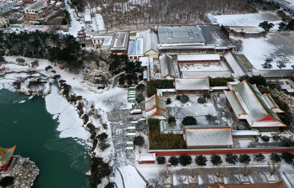 In pics: Spectacular snow-filled scenery in Yantai