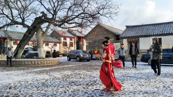 Explore Yantai ancient manor in winter