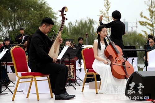 Folk music show in Jiading