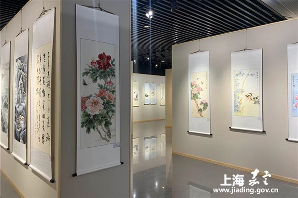 Calligraphy and painting competition works dazzle in Jiading