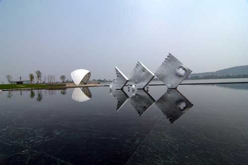 Improvements in Shanghai sculpture park