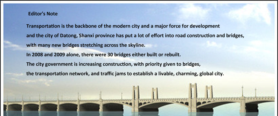 Datong city landscape-bridges