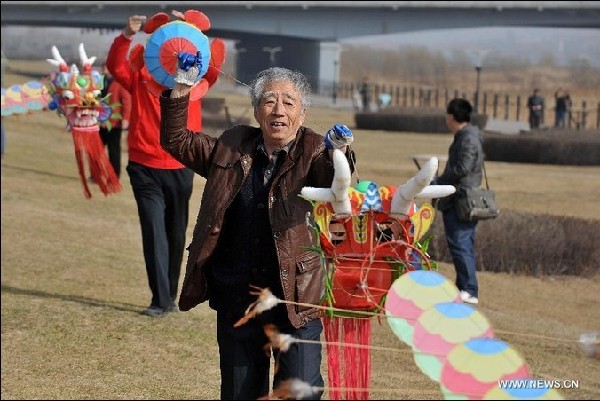 Kite competition kicks off in Taiyuan