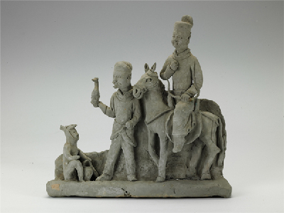 Pottery sculptures of filial piety