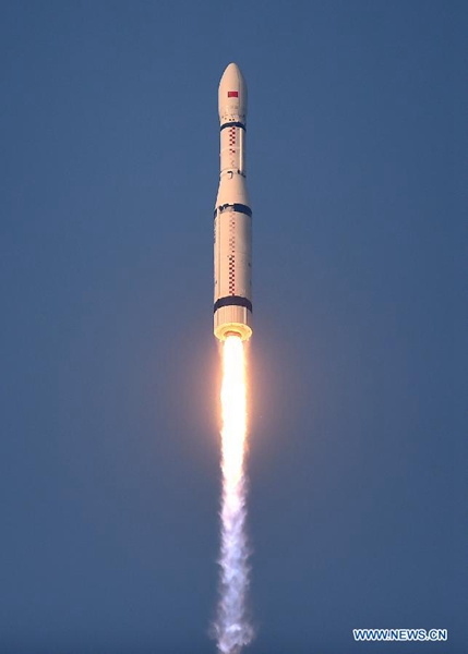 chinas new carrier rocket succeeds in first trip
