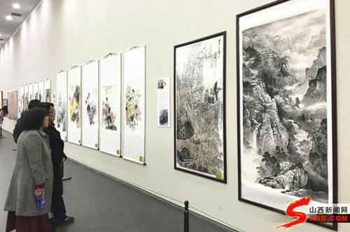 Female artists' work displayed in Taiyuan