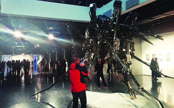 Sculpture biennale opens in Datong