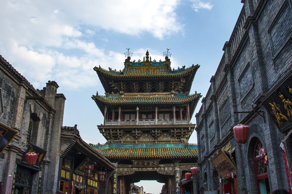 Gatehouses stand guard over Pingyao
