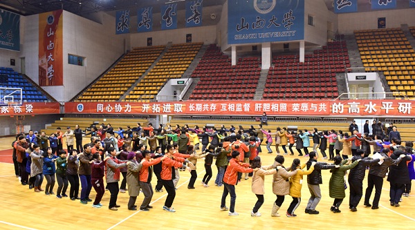 Sports meeting staged in Shanxi University