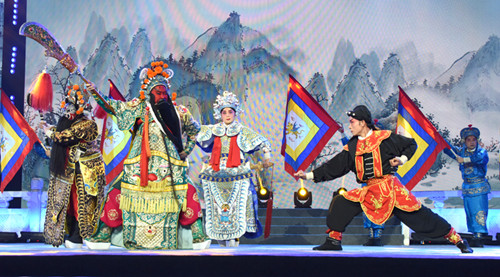 Chinese opera staged at Shanxi University